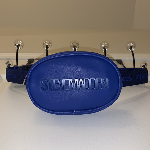 Steve Madden Royal Blue Leather Belt Bag - Picture 11 of 17